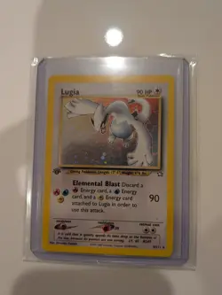 Near Mint! Pokemon Neo Genesis 1st Edition Holo Rare Card Lugia 9/111 TCG - Image 1