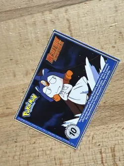 #150 Burger King Exclusive Mewtwo Strikes Back Trivia 1999 Pokemon Perforated - Image 2