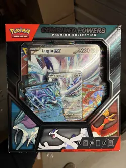 2024 Pokemon TCG Combined Powers Ex Premium Collection Box SV 11 Booster Packs - Image 1