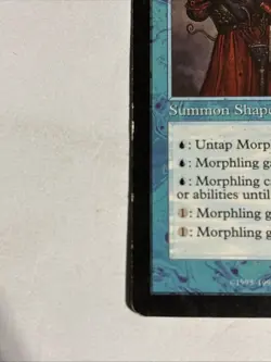 Magic The Gathering MTG MORPHLING Urza's Saga MP Moderately Played - Image 2