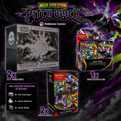Pitch Black Pokemon Center ETB 2x + Booster Box + Booster Bundle 2x PRESALE 7/17 - Image 1