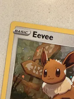2021 Pokemon Eevee SWSH095 Black Star Promo Cosmos Holo Swirl NM - Image 5