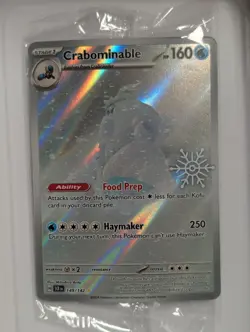 Pokemon Card Crabominable 149/142 Holiday Calendar Stamped SEALED - Image 1