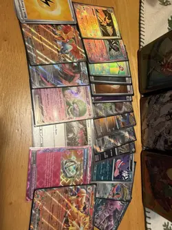 Pokemon TCG Stacking Tin Card lot Bulk-Ex and better (As Shown) - Image 2