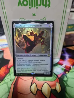MTG - FOIL Iron Spider, Stark Upgrade - Marvel's Spider-Man (SPM) -E503 - Image 1