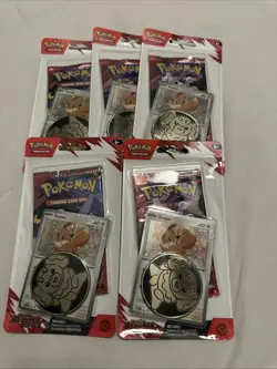 Pokemon TCG Destined Rivals Checklane Blister Pack Eevee Promo Lot Of 5 - Image 1