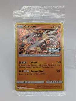 Pokemon Groudon 81/168 Legendary Pokemon Gamestop Promo Cosmos Holo SEALED NM EN - Image 1