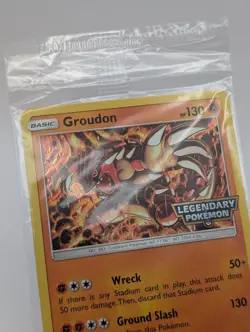 Pokemon Groudon 81/168 Legendary Pokemon Gamestop Promo Cosmos Holo SEALED NM EN - Image 2