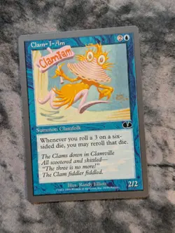 Clam I Am Magic The Gathering MTG Unglued 19/94 1998 - Image 1