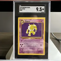 1999 POKEMON FOSSIL #23 HYPNO SGC 9.5 - Image 1
