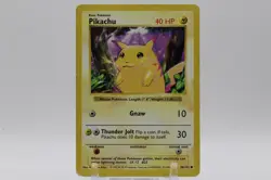 Pikachu 58/102 Base Set Pokemon TCG SHADOWLESS yellow cheeks English WOTC 1999 - Image 1