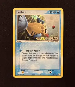 Pokemon TCG Feebas 50/106 EX Emerald Stamped Reverse Holo LP - Image 1
