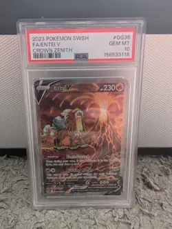 Pokemon TCG Crown Zenith: Entei v Galarian Gallery GG36/GG70 PSA 10 Gem Mint - Image 1