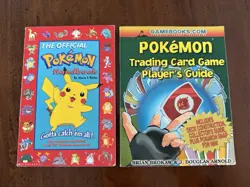 Set Of Two 1999 Pokemon Books - Handbook And Trading Card Players Guide - Image 1