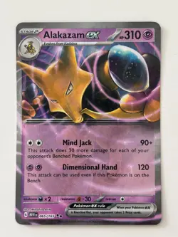 Alakazam ex NM 065/165 Scarlet & Violet 151 Pokemon - Image 1