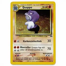 Pokemon Poliwrath (Quappo) #9/75 Holo Rare German Card Lightly Played ☆SeePics☆ - Image 1