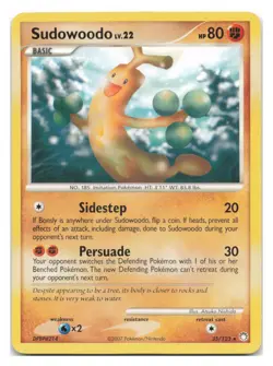 Sudowoodo #35/123 Mysterious Treasures Pokemon tcg - Image 1