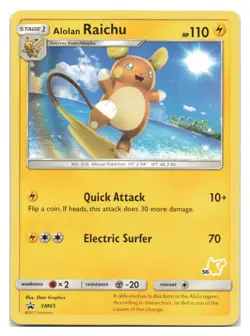 Alolan Raichu #SM65 SM Promos Pokemon tcg - Image 1