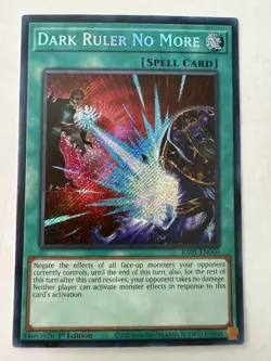 Yugioh - Dark Ruler No More - Secret - 1st - RA01-EN060 - NM - Image 1