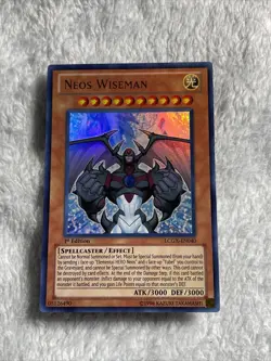 Yu-Gi-Oh! TCG Neos Wiseman LCGX-EN040 1st Edition NM Ultra Clean!! - Image 1