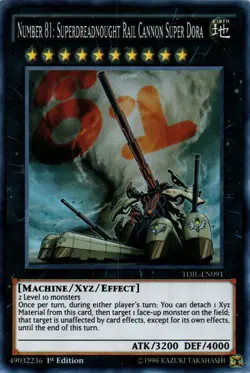 Number 81: Superdreadnought Rail Cannon Super Dora - TDIL-EN091 - Super Rare - 1 - Image 1