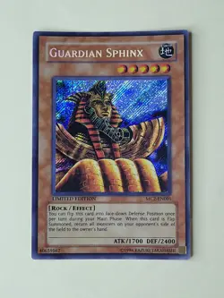 YuGiOh Guardian Sphinx MC2-EN001 Secret Rare Limited Edition Holo Lightly Played - Image 1