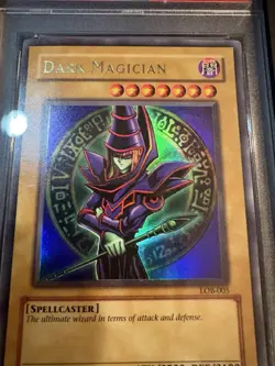 Yu-Gi-Oh! Dark Magician LOB-005 PSA 7 NM - Image 2