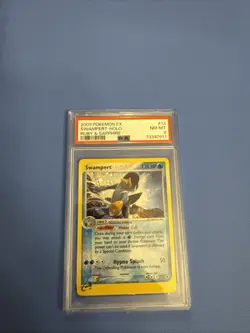 Pokemon TCG Swampert Holo Rare 13/109 EX Ruby & Sapphire PSA 8 NM/MT WOTC - Image 1