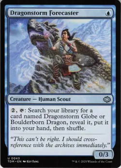 Dragonstorm Forecaster U Tarkir: Dragonstorm 43 NM Normal MTG - Image 1