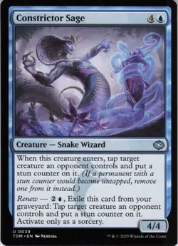 Constrictor Sage U Tarkir: Dragonstorm 39 NM Normal MTG - Image 1