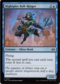 Highspire Bell-Ringer C Tarkir: Dragonstorm 47 NM Normal MTG - Image 1