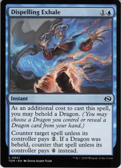 Dispelling Exhale C Tarkir: Dragonstorm 41 NM Normal MTG - Image 1