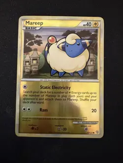 Mareep 73/123 HeartGold & SoulSilver Reverse Holo Pokemon TCG - Image 1
