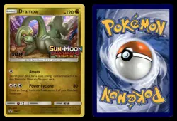 Drampa SM21 (Prerelease) [Staff] Holo Promo Sun & Moon Promo Pokemon Card - Image 1