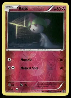 Pokemon Cards Ralts 52/98 Reverse Holo Ancient Origins Common LP - Image 1