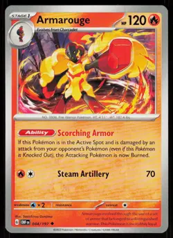Armarouge 044/197 Uncommon Obsidian Flames Pokemon Near Mint - Image 1