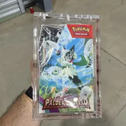 Pokemon Scarlet & Violet Paldea Evolved Sealed Booster Box with Acrylic - Image 3