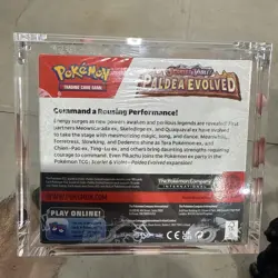 Pokemon Scarlet & Violet Paldea Evolved Sealed Booster Box with Acrylic - Image 4