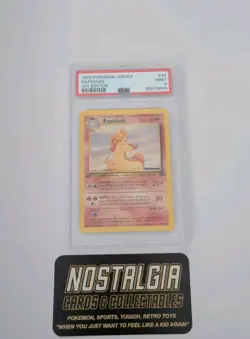 Rapidash # 44 1st Ed - Pokemon Jungle - PSA 9 MINT - Image 1