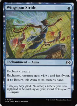 Wingspan Stride C Tarkir: Dragonstorm 66 NM Normal MTG - Image 1