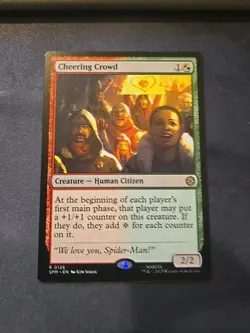 Cheering Crowd R MTG Marvel's Spider-Man M/NM, English - Image 1
