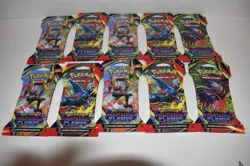 Pokemon Mega Evolution Phantasmal Flames Sleeved Booster Pack - LOT OF 10(QEG42) - Image 1