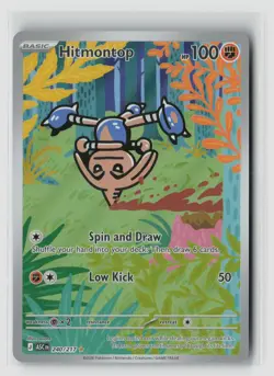 Hitmontop #240/217 Me Ascended Heroes Illustration Rare Pokemon TCG NM - Image 1