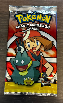 Pokemon Merlin Magic Message Cards Booster - ENG - OVP - Rot Topps - Image 1