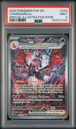 Charizard ex -Pokemon Card - Scarlet & Violet - Paldean Fates - 234/091 - PSA 9 - Image 1