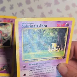 Wizards Pokemon TCG Gym Heroes English 2000 2-Card Lot Sabrina’s Abra 94/132 - Image 3