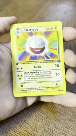1ST EDITION Electrode 18/64 Rare 1999 Jungle Pokemon Card - Image 2