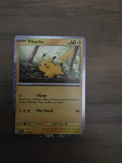 Pikachu McDonald's Promotional Holo Card Pokemon TCG pokemon card - Image 1