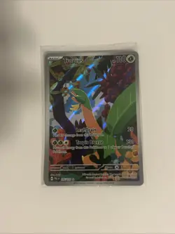 Pokemon TCG Paldea Evolved Tropius 195/193 Illustration Rare Card LP/NM - Image 1