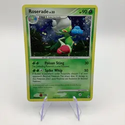 Roserade 13/130 Holo Rare Diamond & Pearl Pokemon Card MP - Image 1